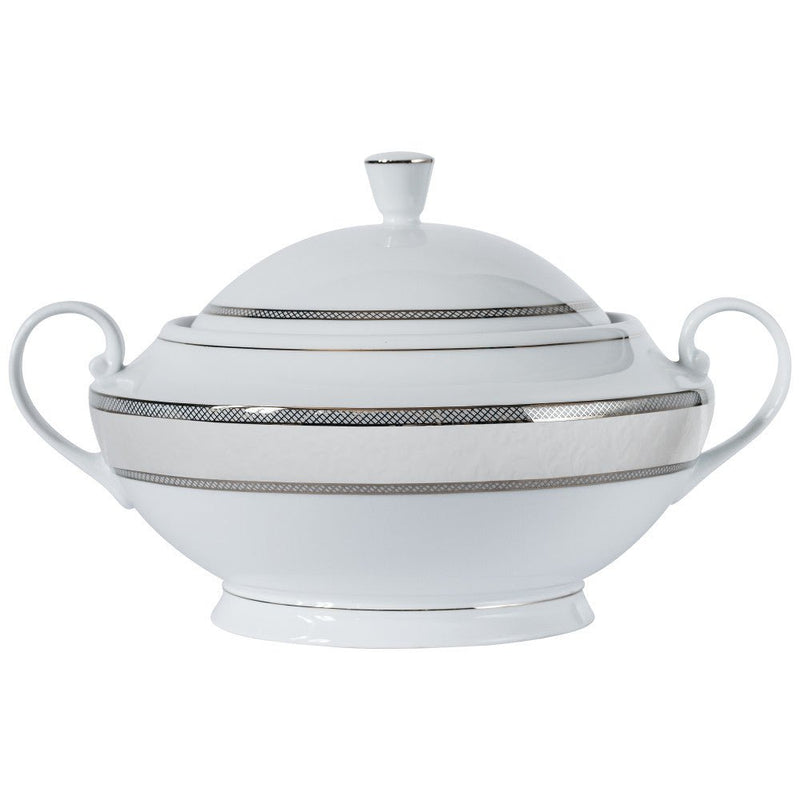 Brilliant - FLORAL LACE GOLD TUREEN LG. Home & Kitchen