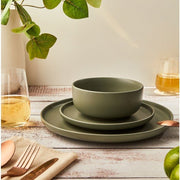 Brilliant - MIRAGE OLIVE 12PC DINNER SET Home & Kitchen