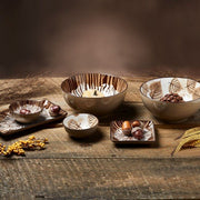 Brilliant - MOCHA/FEUILLAGE BOWL 10CM Home & Kitchen