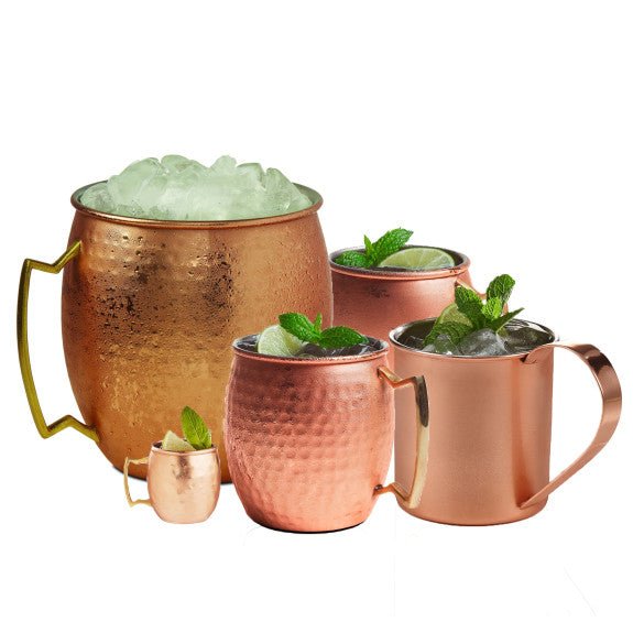 Brilliant - MOSCOW MULE COPPER & SS BELLY SHAPE MUG 20OZ EA Home & Kitchen