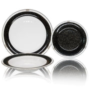 Brilliant - NORMAND BLACK18PCDINNER SET Home & Kitchen