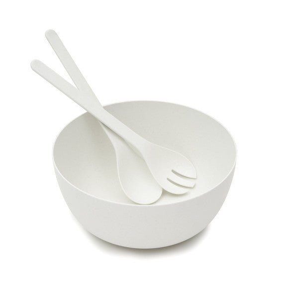 Brilliant - PLA 3PC SALAD SET WHITE Home & Kitchen
