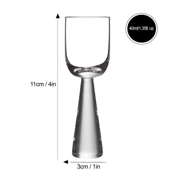 Brilliant - PYRAMIDE SHOT/LIQUEUR 40ML S/4 Home & Kitchen