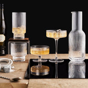 Brilliant - RIBBED CLEAR CARAFE Home & Kitchen