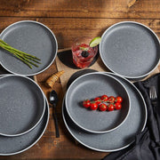 Brilliant - SALAD PLATE BLACK PEBBLE 22CM Home & Kitchen