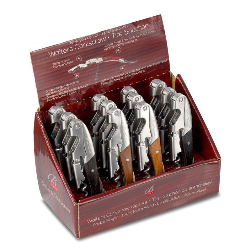 Brilliant - SOMMELIER CORKSCREW 12PC DISPLAYER Home & Kitchen