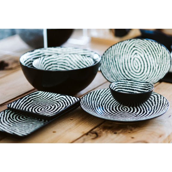 Brilliant - ZEBRA PLATE SQUARE 12X12CM Home & Kitchen