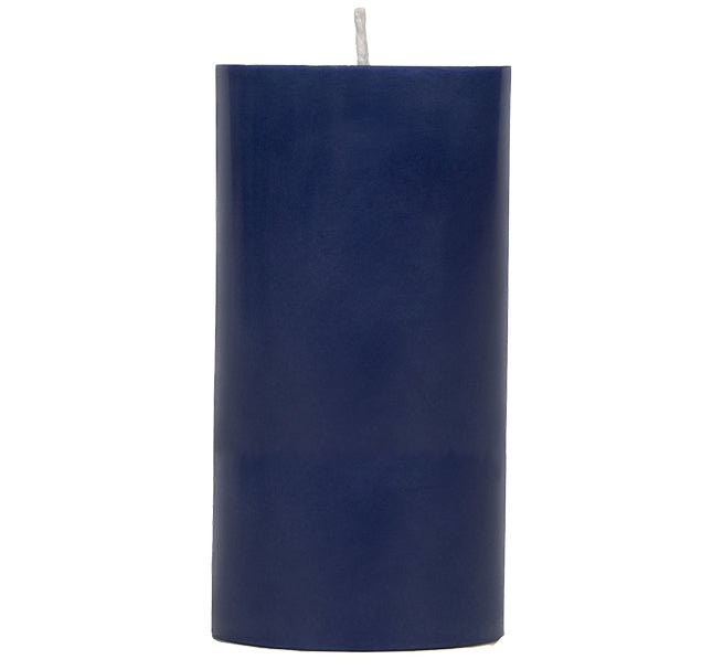 British Colour Standard - Solid Pillar Candle H15cm Midnight Blue Home & Kitchen