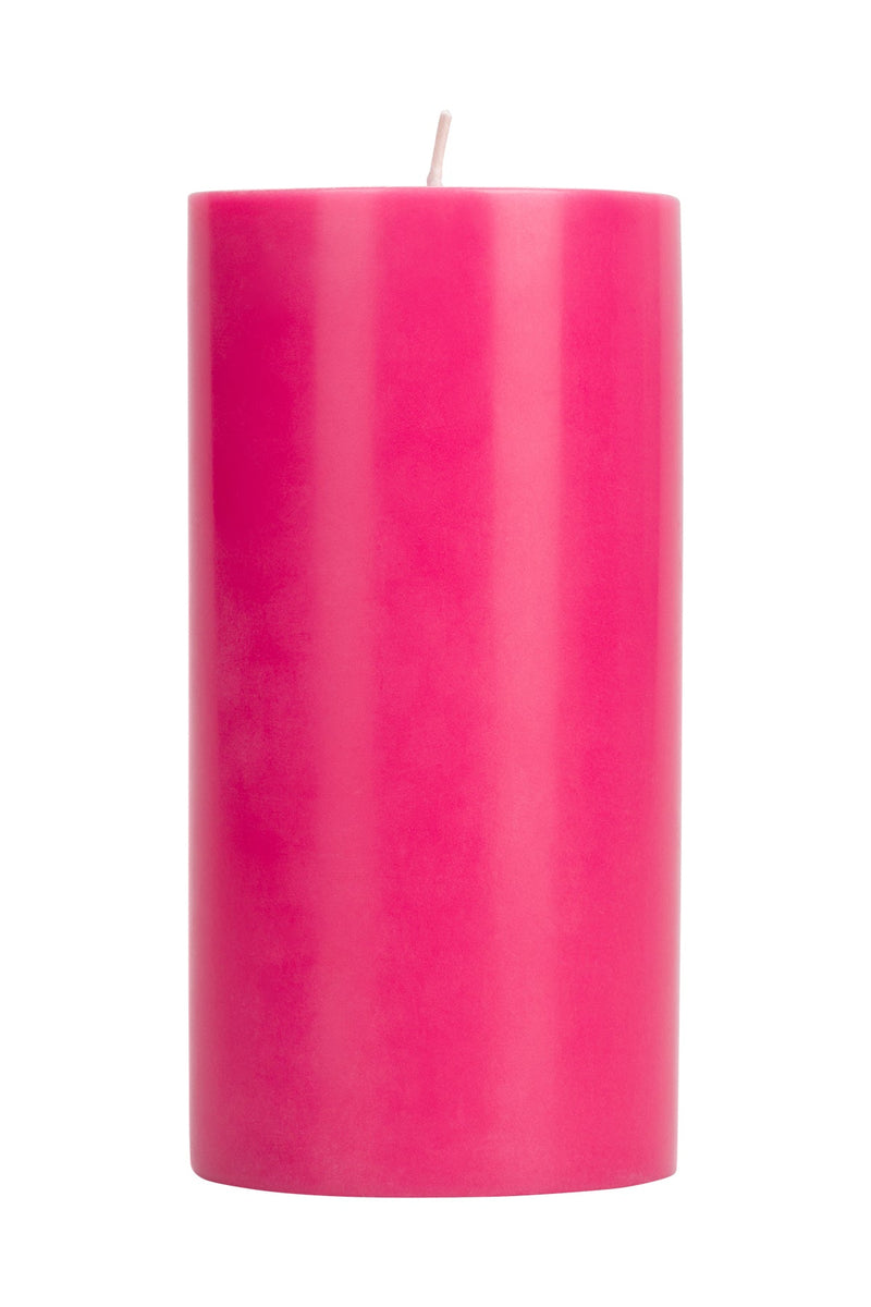 British Colour Standard - Solid Pillar Candle H15cm Neyron Rose Home & Kitchen