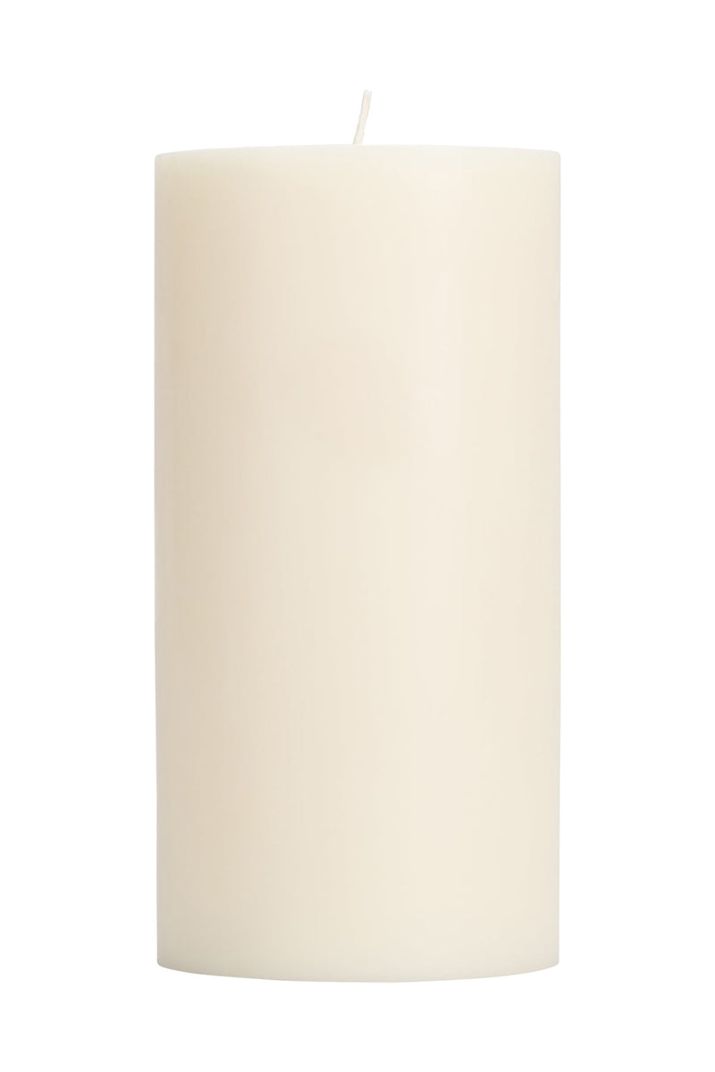 British Colour Standard - Solid Pillar Candle H15cm Pearl White Home & Kitchen
