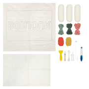 Broderie - BONJOUR PUNCH NEEDLE MAT KIT Arts & Crafts