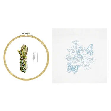 Broderie - BUTTERFLY EMBROIDERY KIT Arts & Crafts