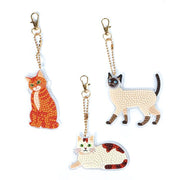 Broderie - DIAMOND ART DIY KEYCHAINS - CATS Arts & Entertainment