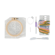 Broderie - FLOWER MINI PUNCH NEEDLE KIT Arts & Crafts