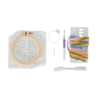 Broderie - FLOWER MINI PUNCH NEEDLE KIT Arts & Crafts