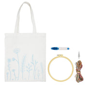 Broderie - MEADOW FLOWERS TOTE BAG EMBROIDERY KIT Arts & Crafts