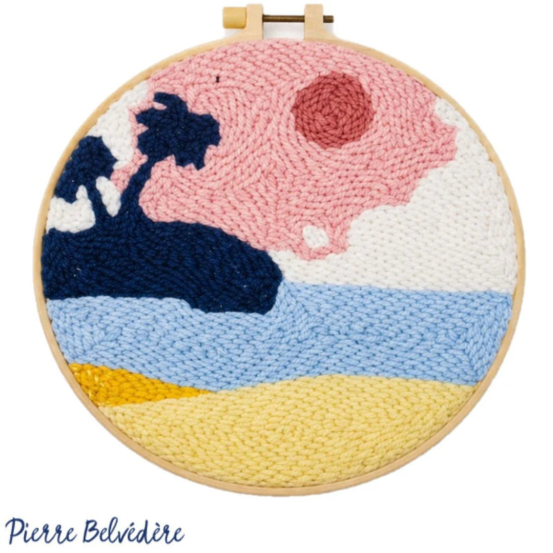 Broderie - SUNRISE PUNCH NEEDLE KIT Arts & Entertainment
