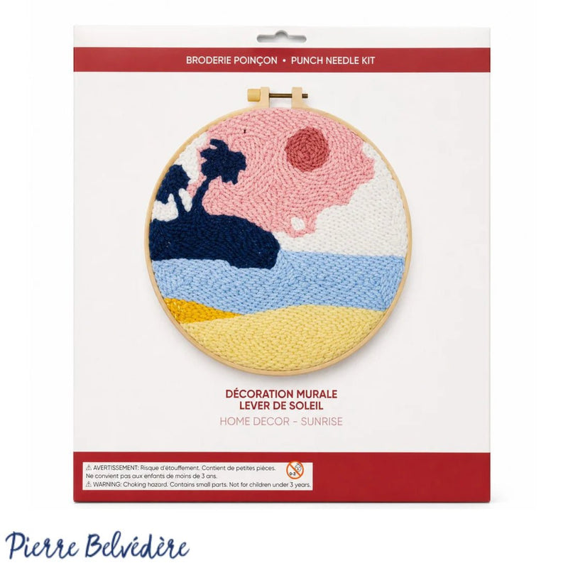 Broderie - SUNRISE PUNCH NEEDLE KIT Arts & Entertainment