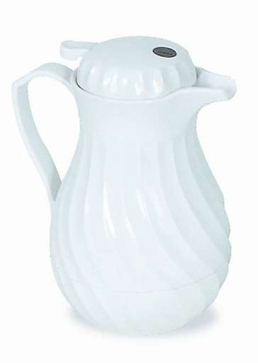Browne - Beverage Server, Swirl Push Button, 64oz/1.9L, White Home & Kitchen