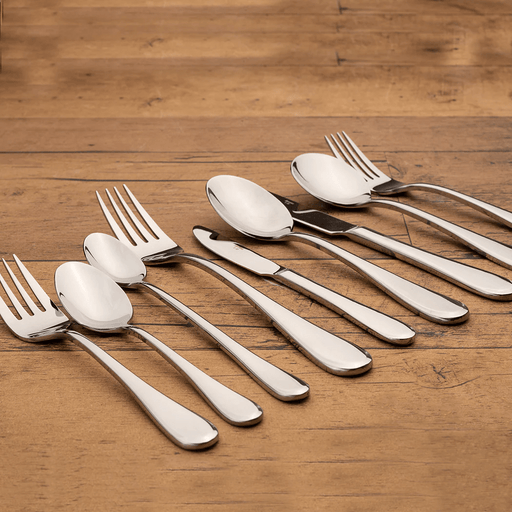 Browne - LUMINO Dinner Fork, 8.5"/21.6cm, 18/0 SS, Mirror Finish Home & Kitchen
