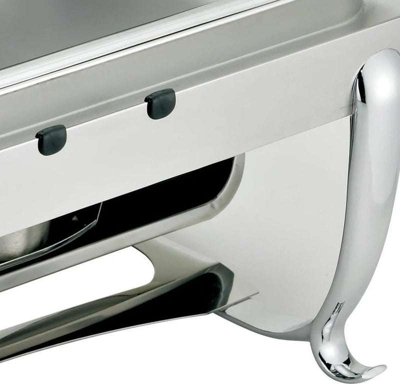 Browne - OCTAVE Rectangular Chafer, Full Size, Dripless, w/Roll top cover, 9qt/8.5L, 26.5x21.5x16", SS Home & Kitchen