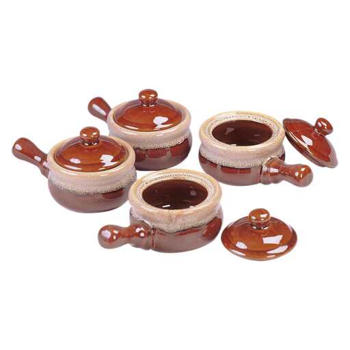 Browne - ONION DISH w/COVER(4pc SET) Home & Kitchen