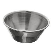 Browne - Sauce Cup, 4oz/118ml, 3.2"/8.1cm, SS, Mirror Finish Ext, Satin Finish Interior Home & Kitchen