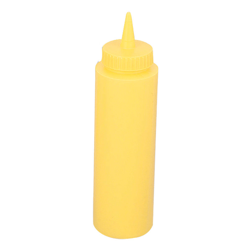Browne - Squeeze Dispenser, 12oz/355ml, Polyethylene, Yellow Home & Kitchen
