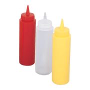 Browne - Squeeze Dispenser, 12oz/355ml, Polyethylene, Yellow Home & Kitchen