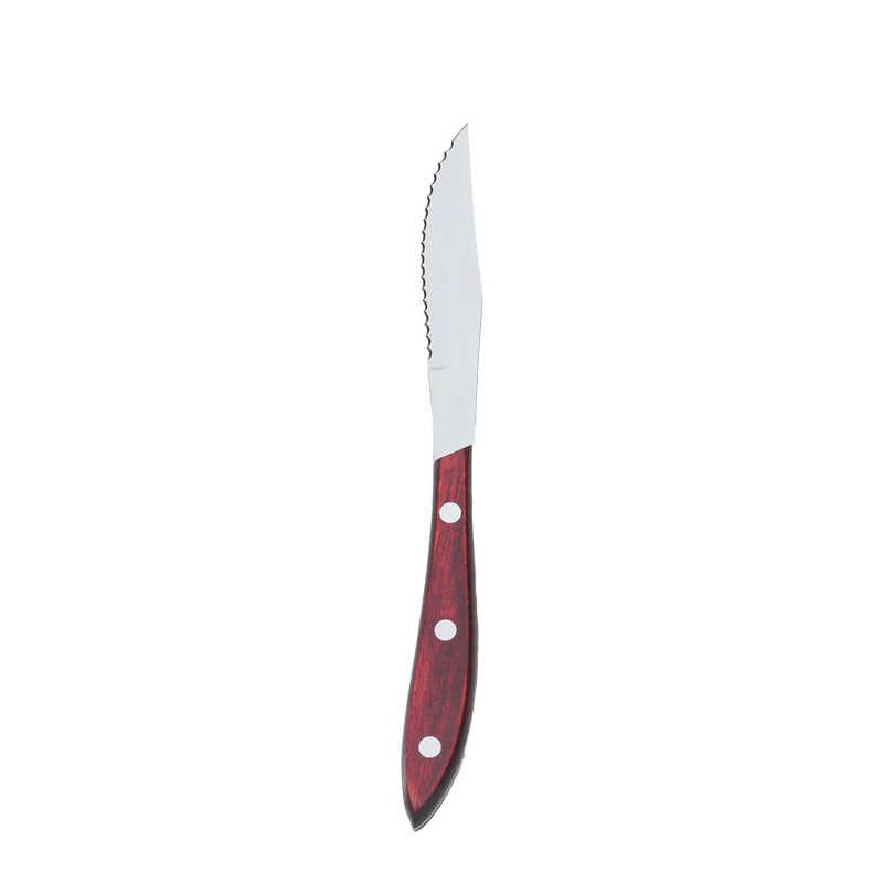 Browne - Steak Knife, Pakkawood Handle, Pointed Blade, 9"/22.9cm, SS Home & Kitchen