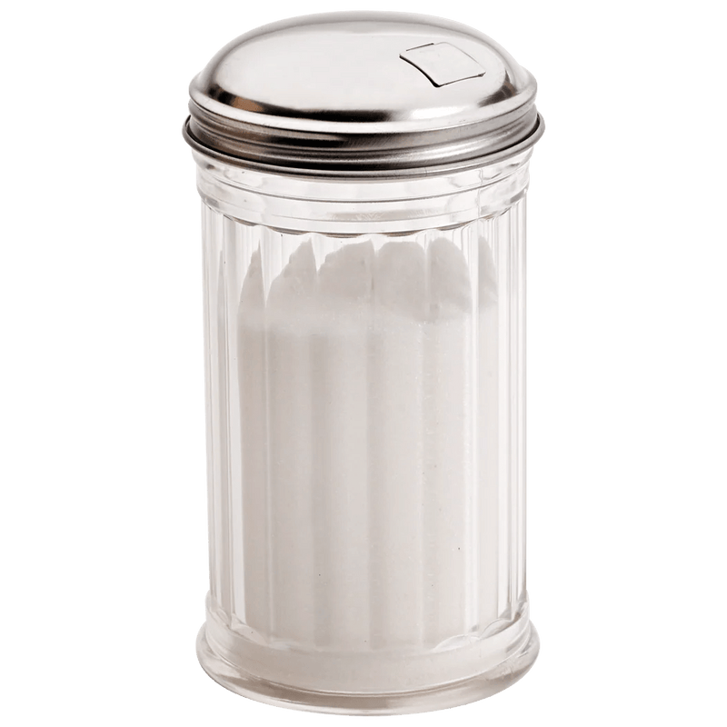 Browne - Sugar Pourer, Plastic, 12oz/355ml, 5.6"/14.2cm, SS Top, Self - Closing Side Spout Home & Kitchen
