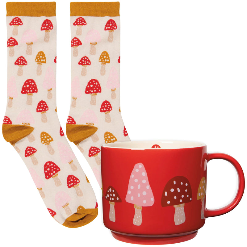 Jubilee - Set/2 Sip & Sox Toadstool
