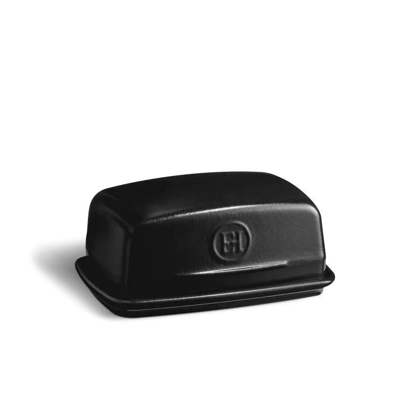 Emile Henry - Butter Dish | 6.7 x 4.7 x 2.7 in / 17 x 12 x 7 cm / 5.2 qt / 0.5 L