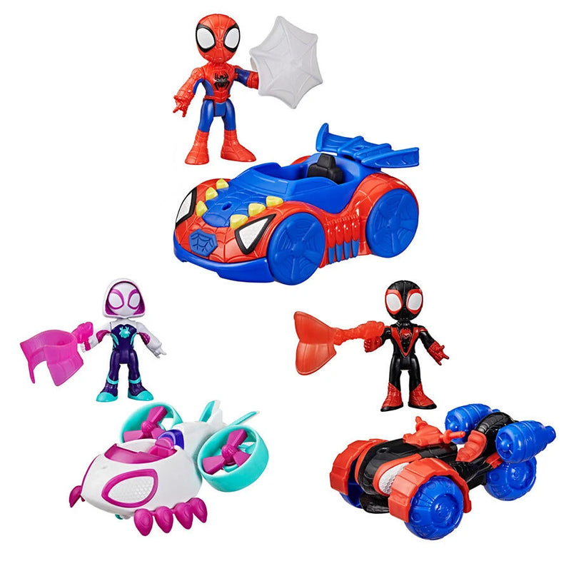 Hasbro - MARVEL - SPIDEY & FRIENDS -  3" MILES - TECHNO RACER VEHICLE