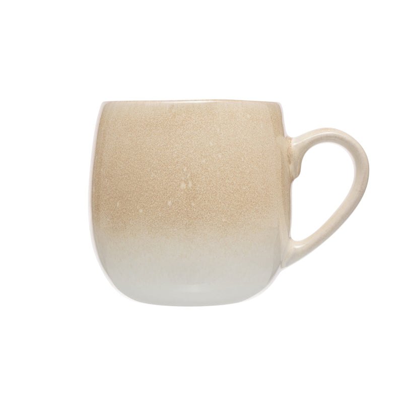 Captivate - Siip Mug Ombre Reactive Glaze Beige Home & Kitchen