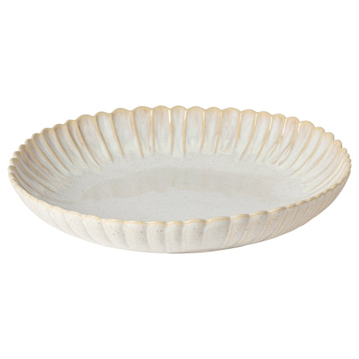 Casafina - Mallorca Low Soup/Pasta/Serving Bowl - 36.5 cm Home & Kitchen Sand Beige