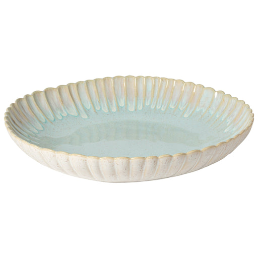 Casafina - Mallorca Low Soup/Pasta/Serving Bowl - 36.5 cm Home & Kitchen Sea Blue