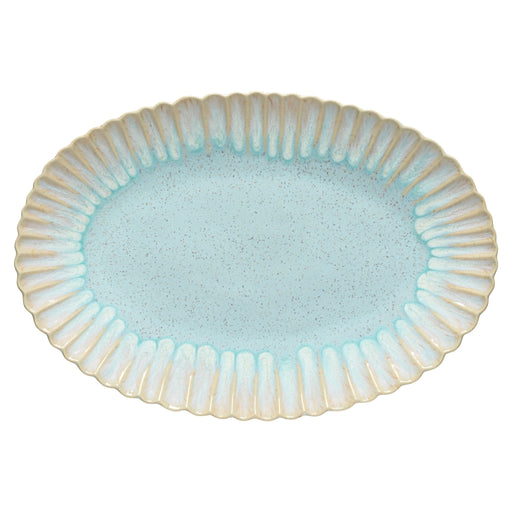 Casafina - Mallorca Oval Platter - 40.5 x 27.5 cm Home & Kitchen Sea Blue