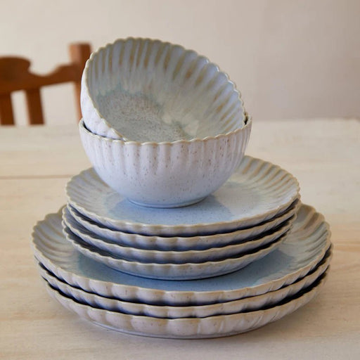 Casafina - Mallorca Sea Blue Dinner Plate Home & Kitchen