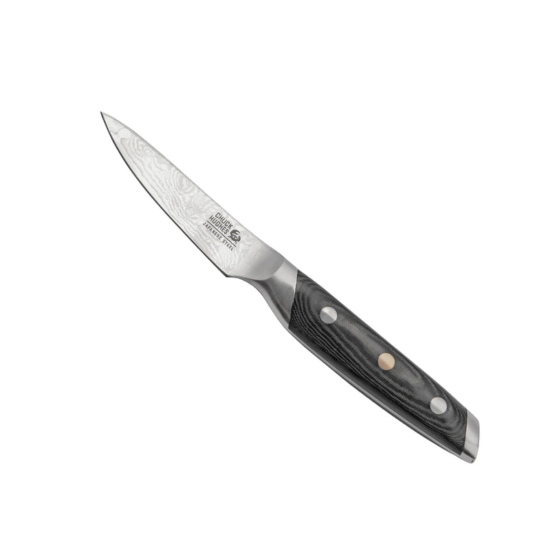 CHUCK HUGHES - Damascus Knife 7pcSet w/Block Home & Kitchen