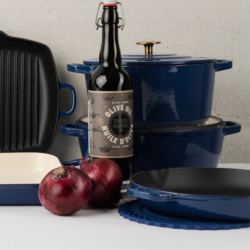 CHUCK HUGHES - Trivet, Silicone, Steller Blue Home & Kitchen