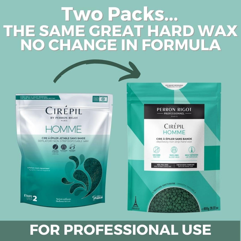 Cirepil - Cirepil Pearl Hard Wax Men 800g + Beauty & Personal Care