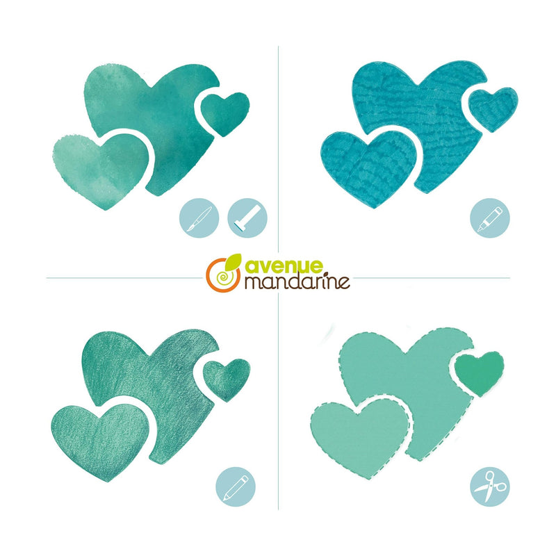 Clairefontaine - 6 Pet Stencils