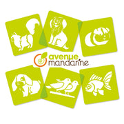 Clairefontaine - 6 Pet Stencils