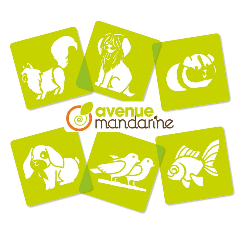Clairefontaine - 6 Pet Stencils