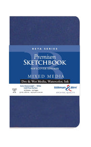 Clairefontaine - Beta Series: Softcover Portrait 26 Sheets 270g White (5.5x8.5in) Arts & Crafts