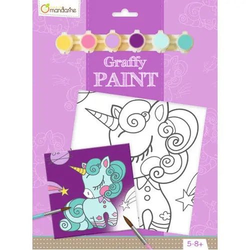 Clairefontaine - Graffy Unicorn Painting, Arts & Entertainment