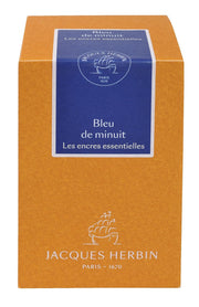 Jacques Herbin Essential Midnight Blue writing ink – 50 mL bottle