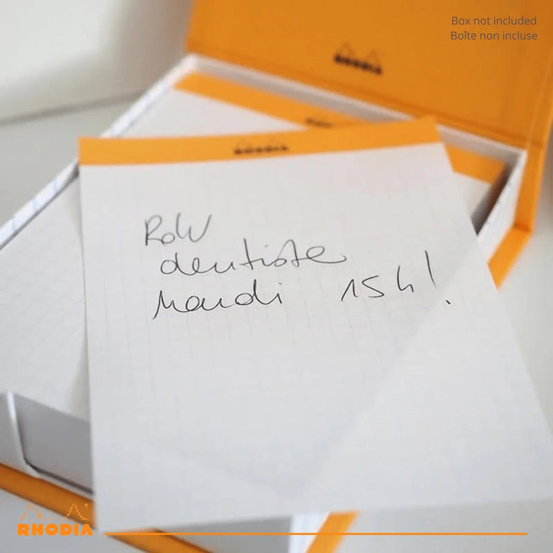 Clairefontaine - Stapled Memopad N°13 Dot - A6. 240 Sheets (4.1x5.8in) Office Supplies