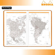 Clairefontaine - Webplanner 2026: horizontal Grid Agenda - Poppy - A5. 160 pages (5.8x8.3in)